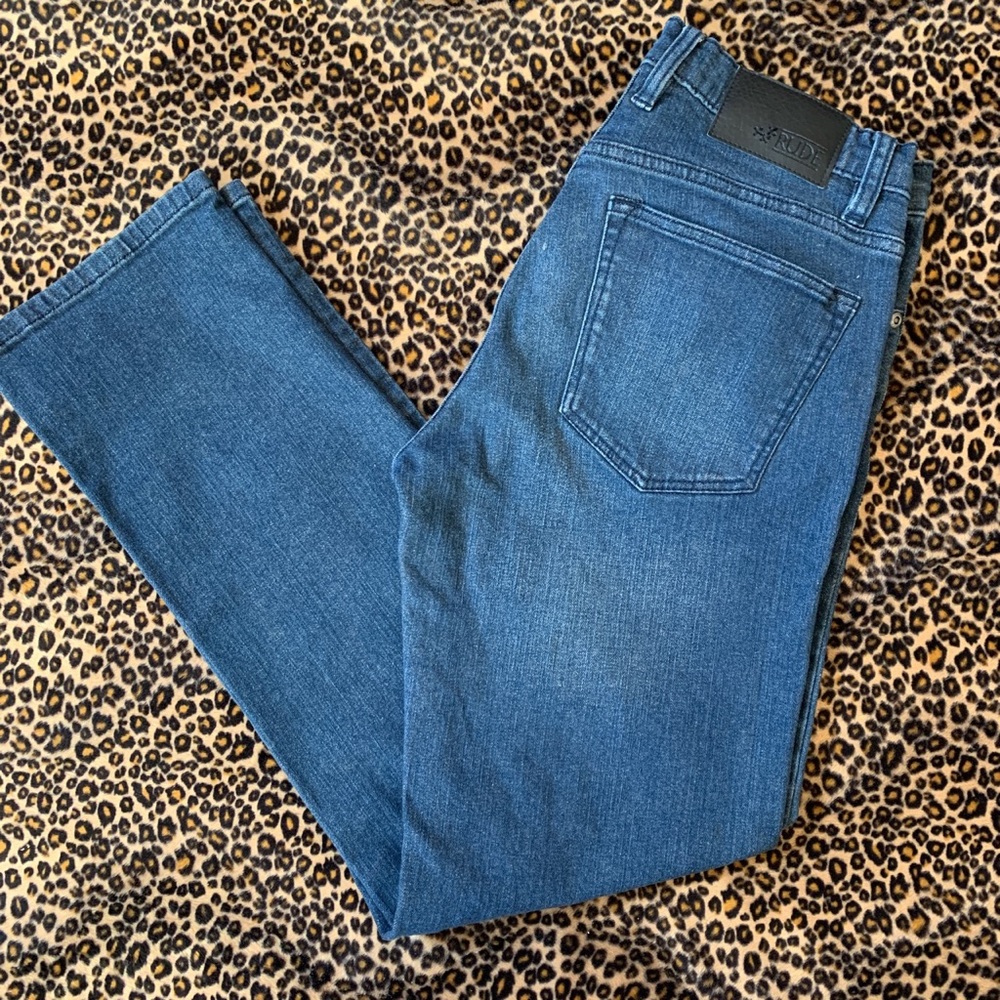 Rude by Hot Topic lightly distressed jeans